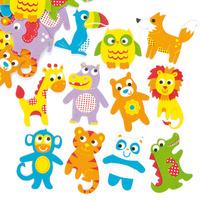 105 Funky Animal Foam Stickers