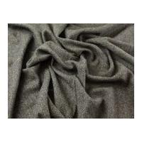 100% Wool Herringbone Suiting Dress Fabric Olive Green