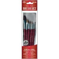 10 Brush Set Value Pack - Sable/Camel 245599