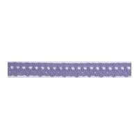 10mm essential trimmings polycotton lace trimming lilac