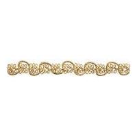 10mm Essential Trimmings Decorative Metallic Braid Trimming Gold