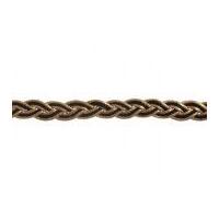 10mm essential trimmings metallic plaited braid trimming black gold