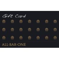 £100 All Bar One Gift Card - discount price