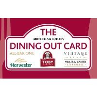 £100 Mitchells & Butler Dining out Gift Card - discount price