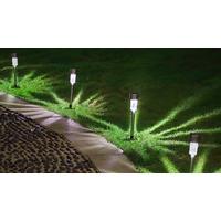 10 Solar-Powered Garden Post Lights