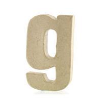 10 cm Mini Mache Lower Case Letter G
