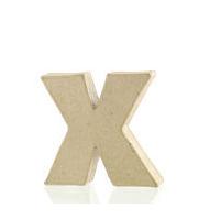 10 cm Mini Mache Lower Case Letter X