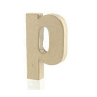 10 cm Mini Mache Lower Case Letter P
