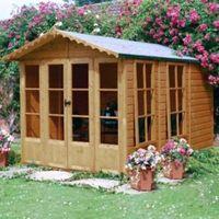 10X7 Kensington Shiplap Timber Summerhouse with Assembly Service