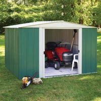 10x8 greenvale apex metal shed