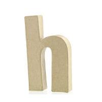 10 cm mini mache lower case letter h