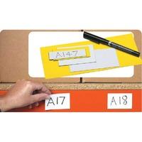 100mm x 150mm Magnetic Location Markers/Identification Strips (pk 100)