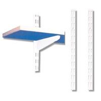 1000mm h Uprights for Twinslot wall mounted shelving (pk 10)