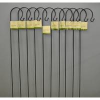 10 x Black Border Hooks (1.2m) by Gardman