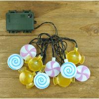 10 LED Sweet Lollipop String Lights (Battery) by Smart Garden
