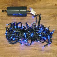 100 led blue string lights battery by smart garden