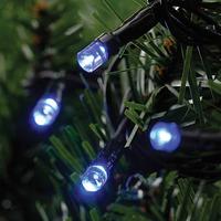 100 led blue fairy lights mains by kingfisher