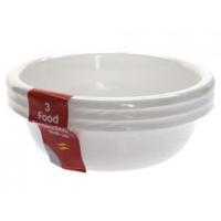 105g Large 3 Piece Multi Use Plastic Bowl Set