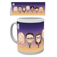 10oz The Big Bang Theory Characters Mug