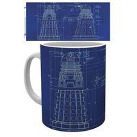 10oz Doctor Who Dalek Blueprint Mug
