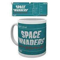 10oz space invaders diagram mug