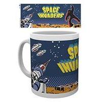 10oz space invaders cabinet art mug