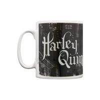 10oz batman arkham knight harley quinn mug