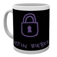 10oz Justin Bieber Lock Mug