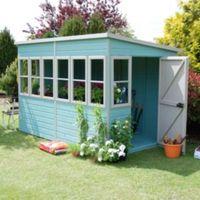10X10 Sun Shiplap Timber Summerhouse with Assembly Service