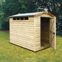 10X10 Security Cabin Apex Shiplap Wooden Shed