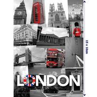 10cmx15cm London Collage Postcard