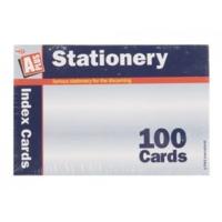 100sheet 4 x6 index cards in shrink wrap winsert