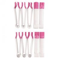 10 Fondant Embossing Crimpers