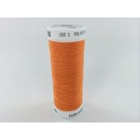 100m Pumpkin Orange Polyester Thread