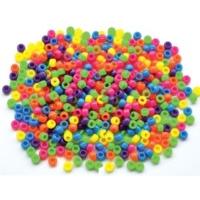 1000pc Neon Plastic Beads