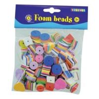100 Piece Rainbow Foam Beads Pack