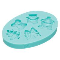10.5x 7cm Sweetly Does It Christmas Silicone Fondant Mould
