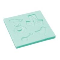 10 x 10cm Sweetly Does It Baby Christening Silicone Fondant Mould
