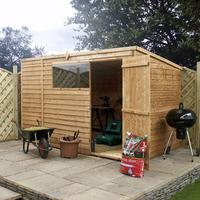 10 x 6 Waltons Overlap Pent Wooden Shed