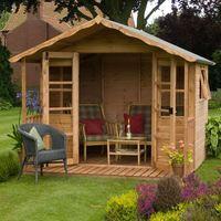 10ft x 8ft sussex wooden summerhouse waltons