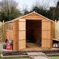 10 x 8 Waltons Overlap Apex Wooden Shed