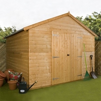 10 x 10 premier groundsman apex wooden workshop