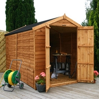 10 x 6 overlap apex shed no windows