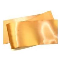 10cm Reel Chic Wide Satin Sash Ribbon Gold