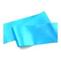 10cm Reel Chic Wide Satin Sash Ribbon Turquoise