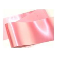 10cm Reel Chic Wide Satin Sash Ribbon Mid Pink