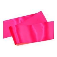 10cm Reel Chic Wide Satin Sash Ribbon Hot Pink