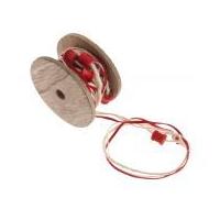 10mm christmas spools string wood trimming red