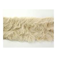 10.2cm Simplicity Faux Fur Trimming Camel