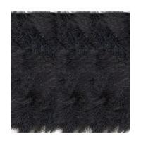 10.2cm Simplicity Faux Fur Trimming Black